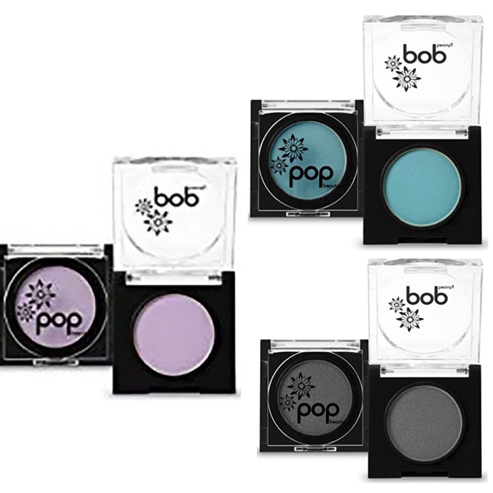 Set of 3 Pop Beauty EyeShadow Lavender/Teal/Gray